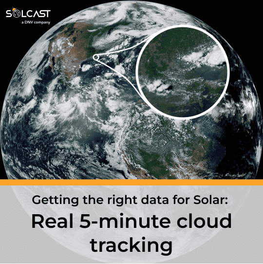 Getting the right data for Solar I: Real 5-minute cloud tracking (past, present, forecast)