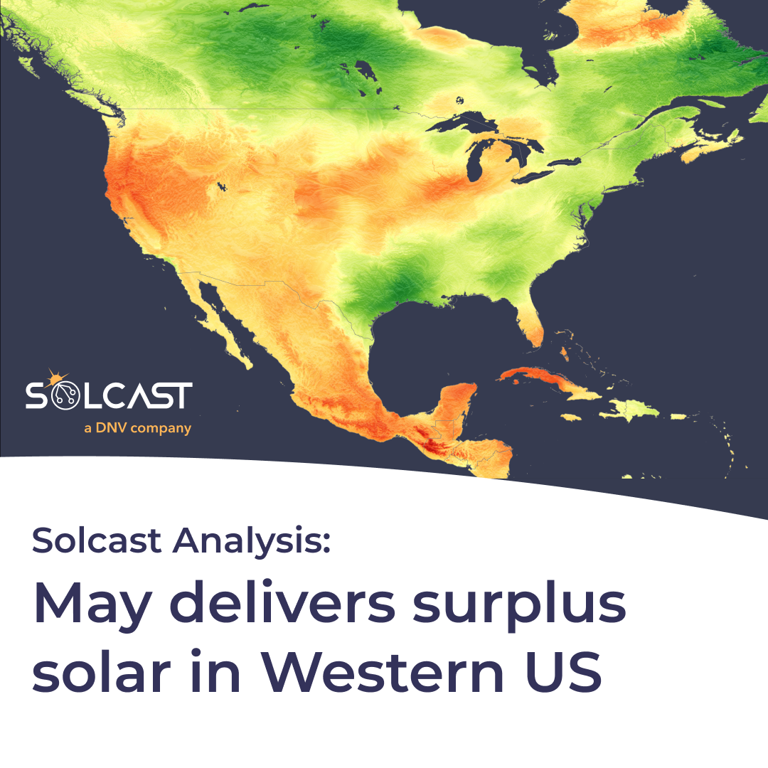 Gulf heat dome and polar jet stream shape North America's solar outcomes in May
