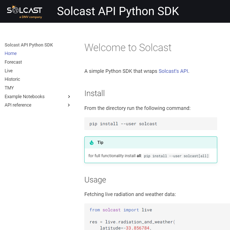 Eliminate boilerplate and focus on coding: Solcast’s new Python SDK